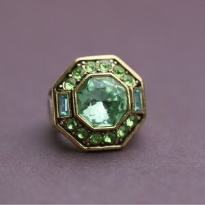 Heidi Daus crystal statement ring size 6